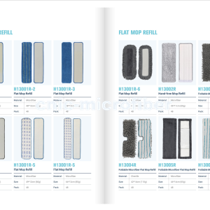 Reusable flat mop refill Microfiber mop refill 